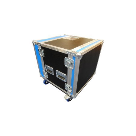 Custom 5u Sennheiser 200 Mic Kit Sleeved Rack Flight Case for Sennheiser 2000 Series Wireless Radio Mic 